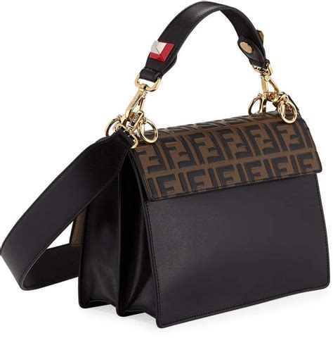 fendi embossed kan i bag|fendi hobo shoulder bag.